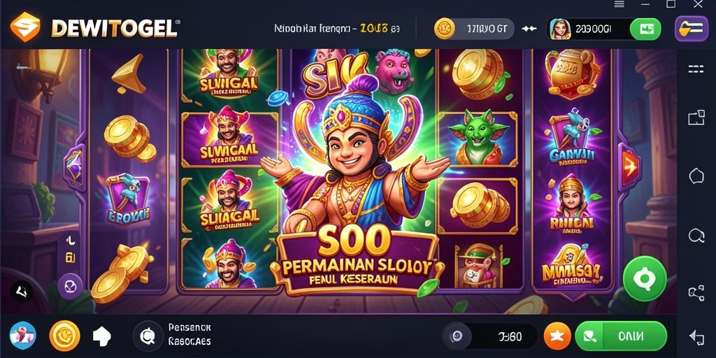 Tampilan gameplay seru di DEWITOGEL dengan berbagai fitur menarik.