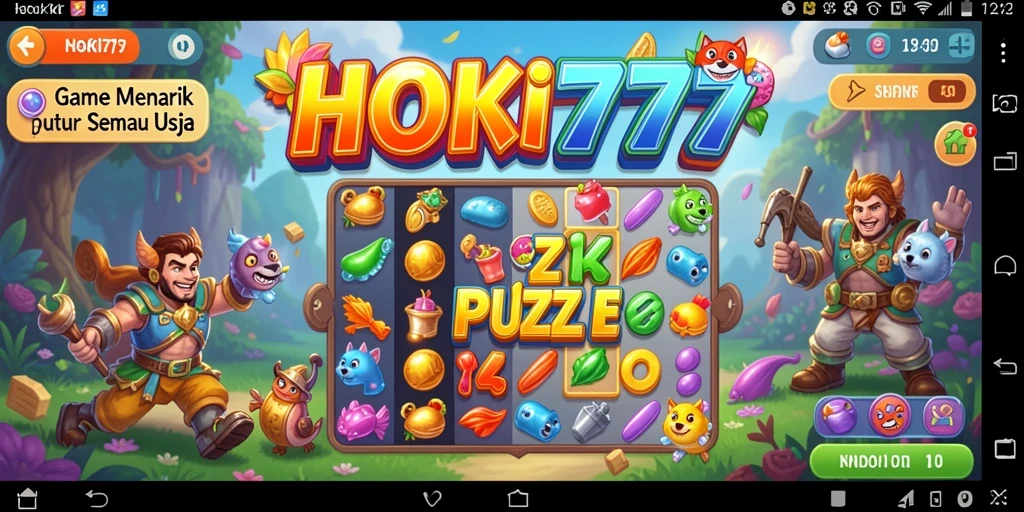 Tampilan gameplay HOKI777 yang penuh tantangan dan keseruan.