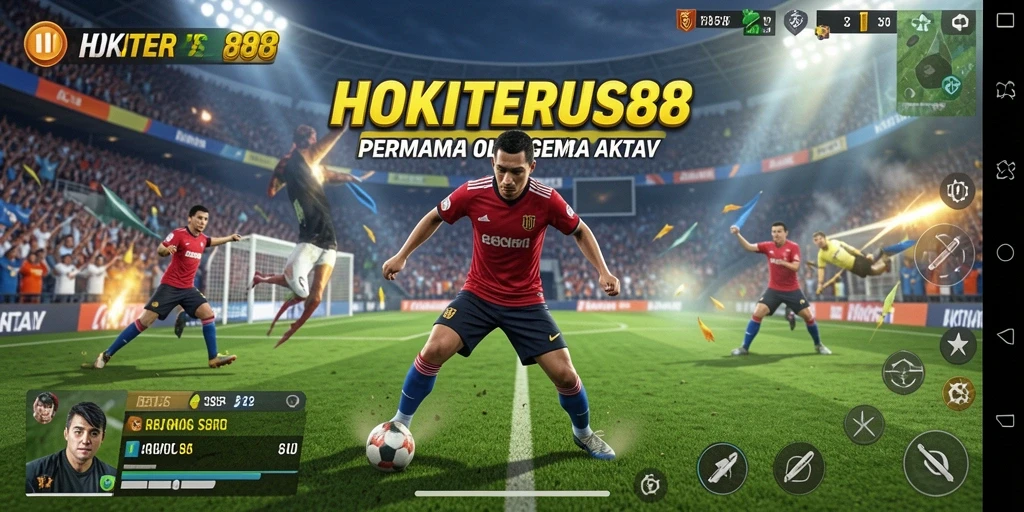 Tampilan menarik dari gameplay HOKITERUS88 di arena olahraga.