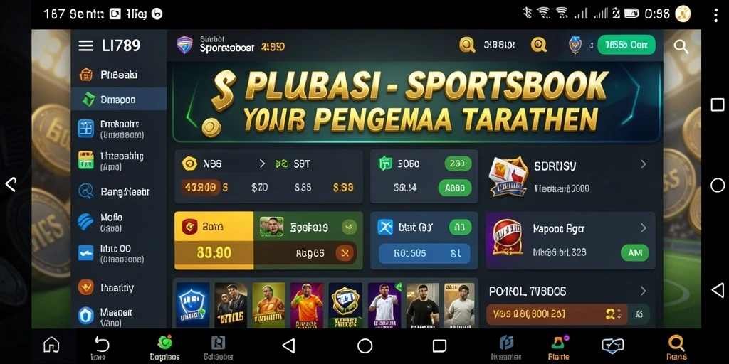 Gameplay menarik dari aplikasi Sportsbook LI789 saat taruhan berlangsung.