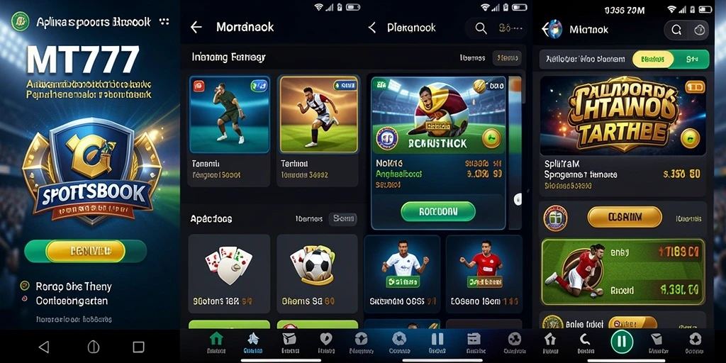 Tampilan gameplay menarik dalam aplikasi Sportsbook MT777.