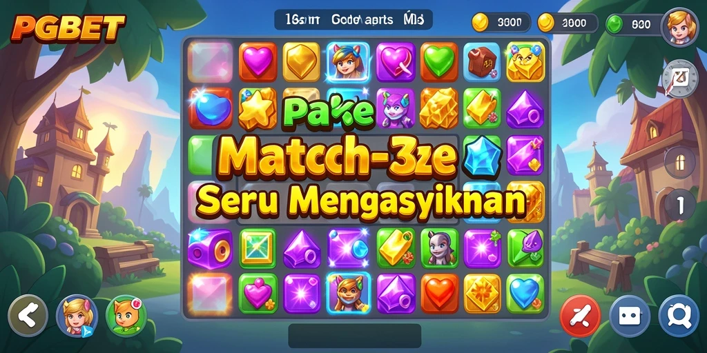 Gameplay PGBET yang menarik dengan tantangan Match-3.