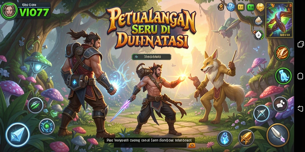Tampilan gameplay VIO77 menunjukkan petualangan seru dan penuh tantangan.
